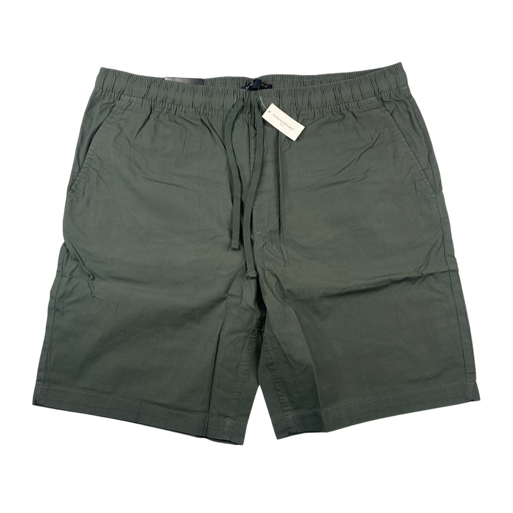 Banana Republic Deck Shorts Mens XL Green Cotton Stretch 9 Inch Inseam NEW NWT